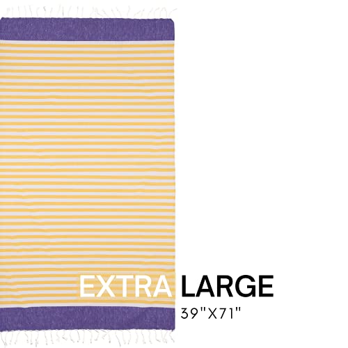 Turkish Beach Towel with Travel Bag