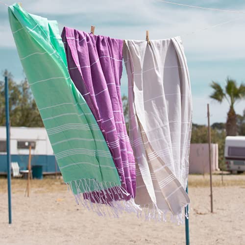 Turkish Beach Towel with Travel Bag