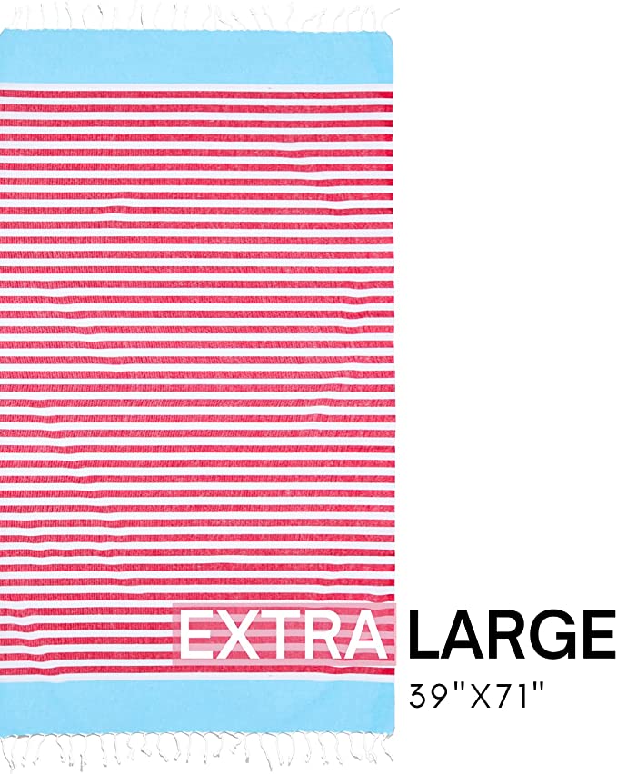 Turkish Beach Towel with Travel Bag