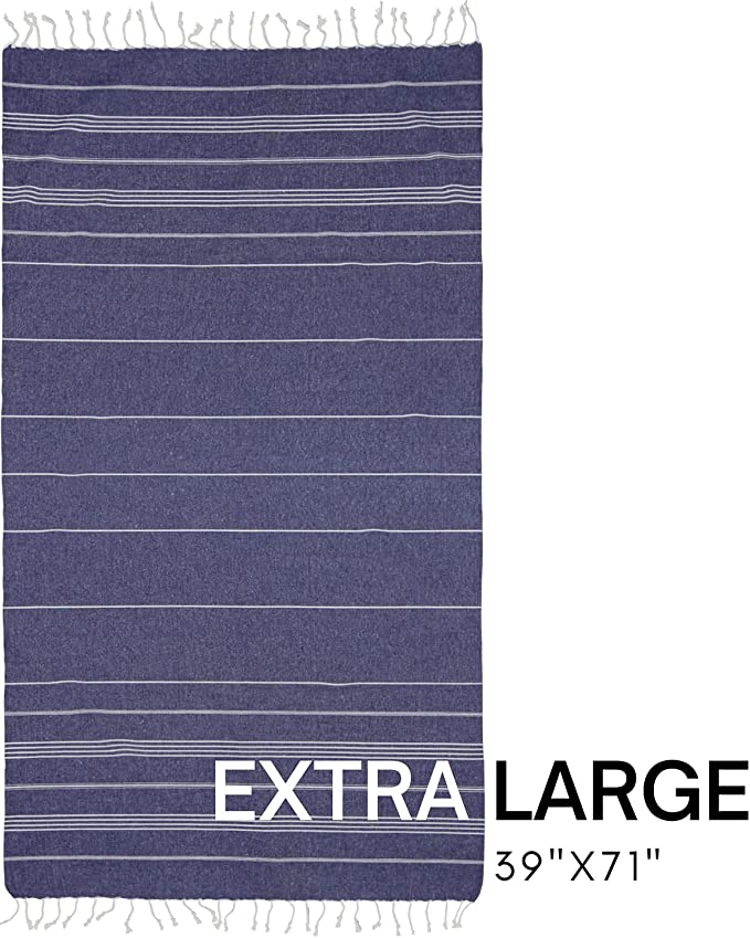 Turkish Beach Towel with Travel Bag