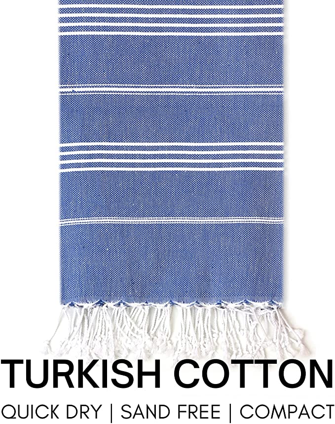 Turkish Beach Towel with Travel Bag