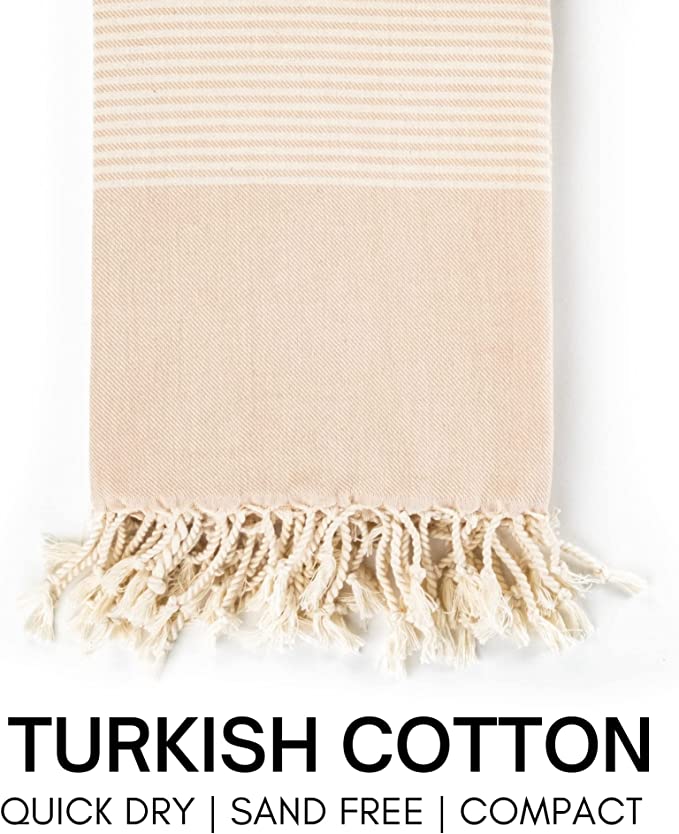 Yoga Towel with Striped Bag