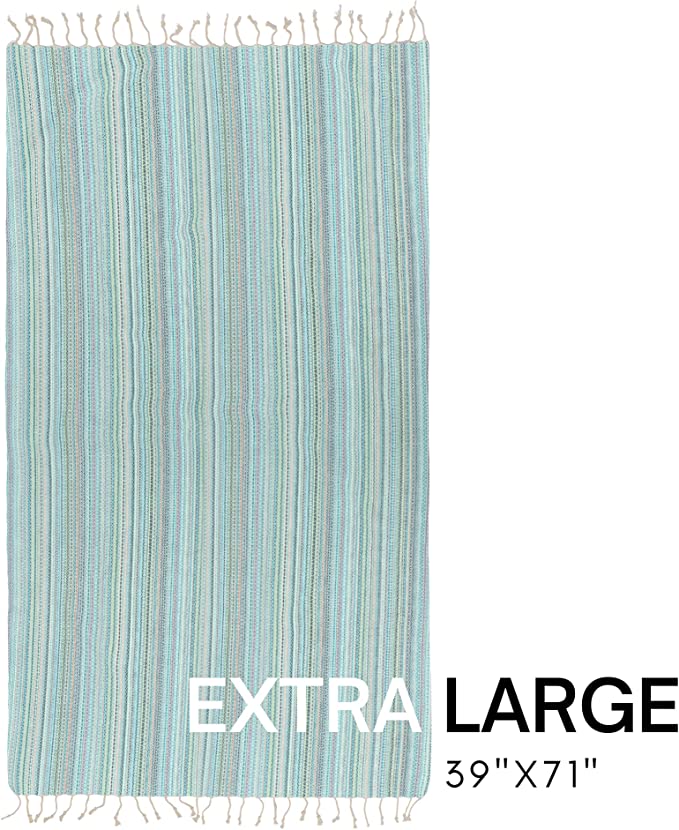 Turkish Beach Towel with Travel Bag