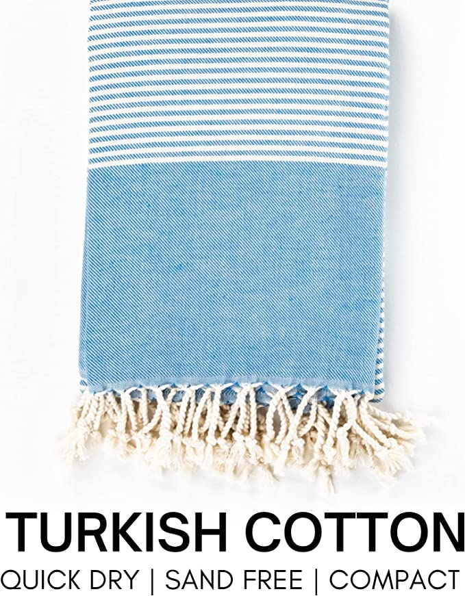 Yoga Towel with Striped Bag