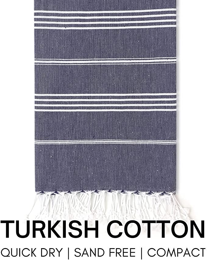 Turkish Beach Towel with Travel Bag