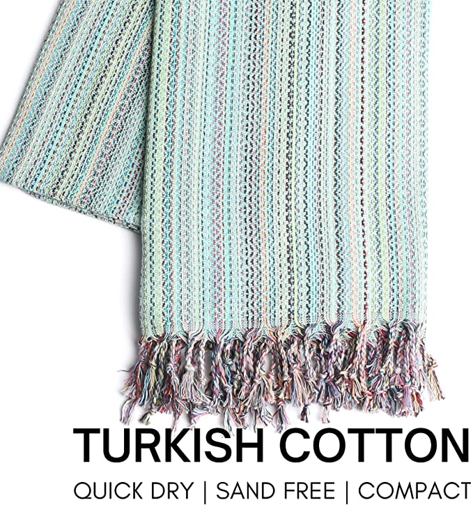Turkish Beach Towel with Travel Bag